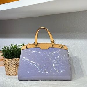 Louis Vuitton Patent Leather Brea MM Top Handle Bag